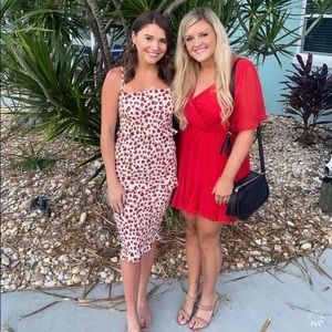 FRANCESCA’S RED DRESS